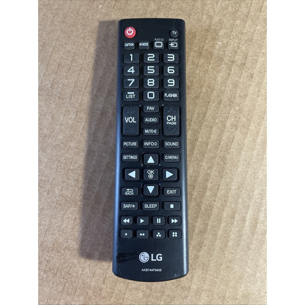 LG AKB74475433 TV Remote Control